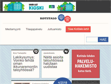 Tablet Screenshot of kotitalolehti.fi
